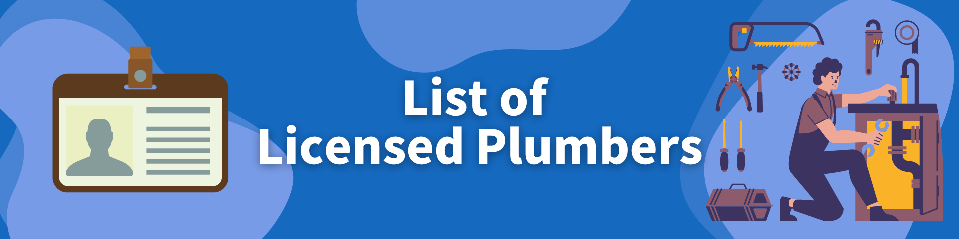 Water Seepage List of Licensed Plumbers